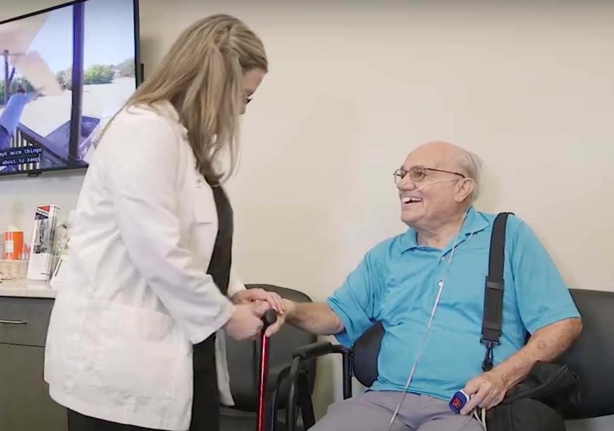 nurse consulting patient